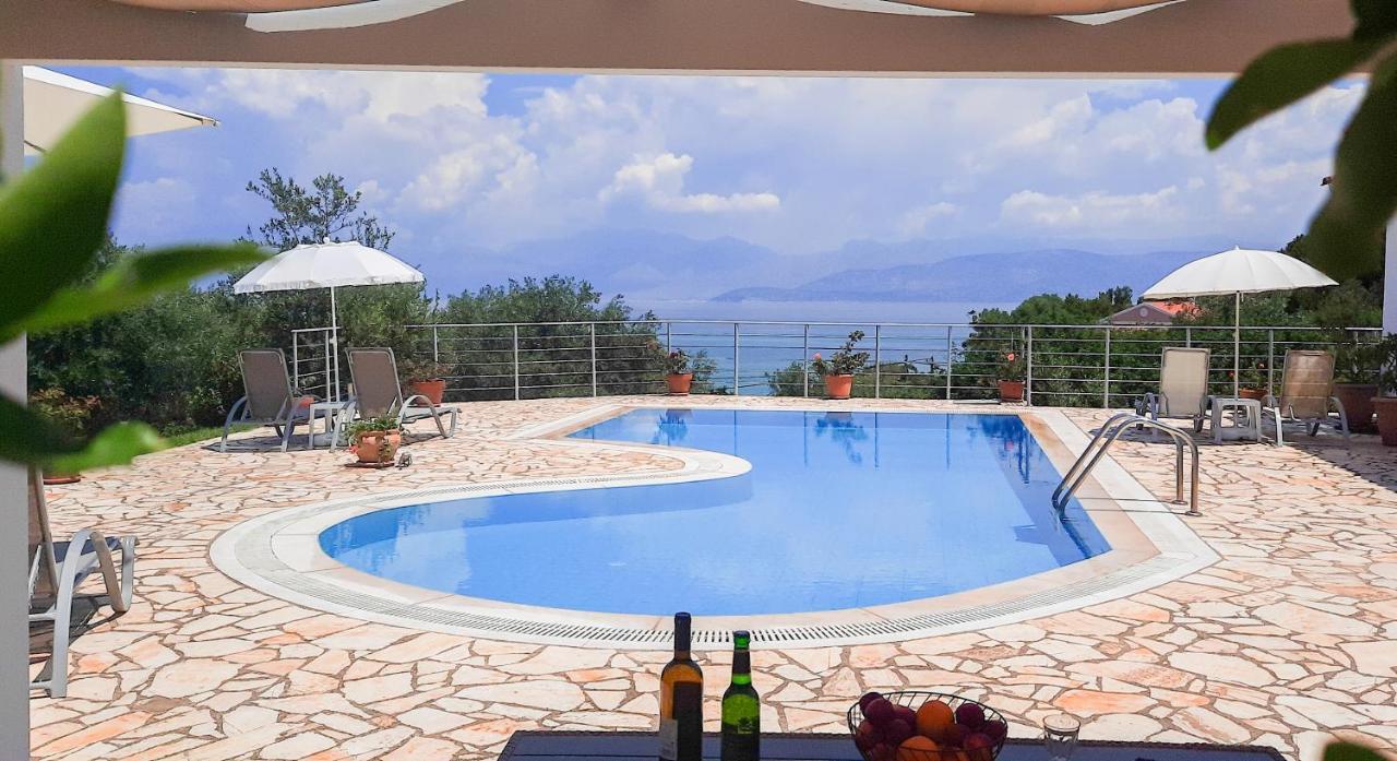 Villa Olive Grove And Sea View Agios Spyridon  Bagian luar foto