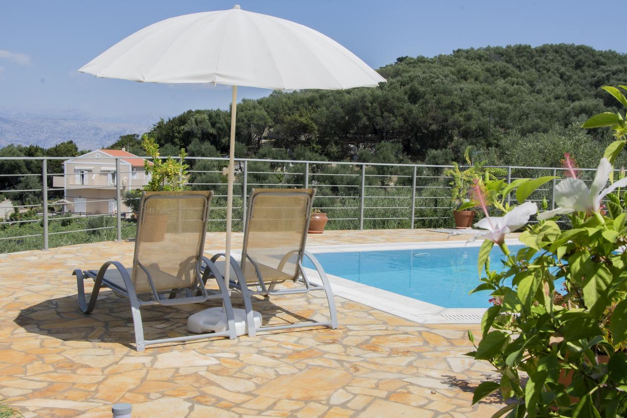 Villa Olive Grove And Sea View Agios Spyridon  Bagian luar foto